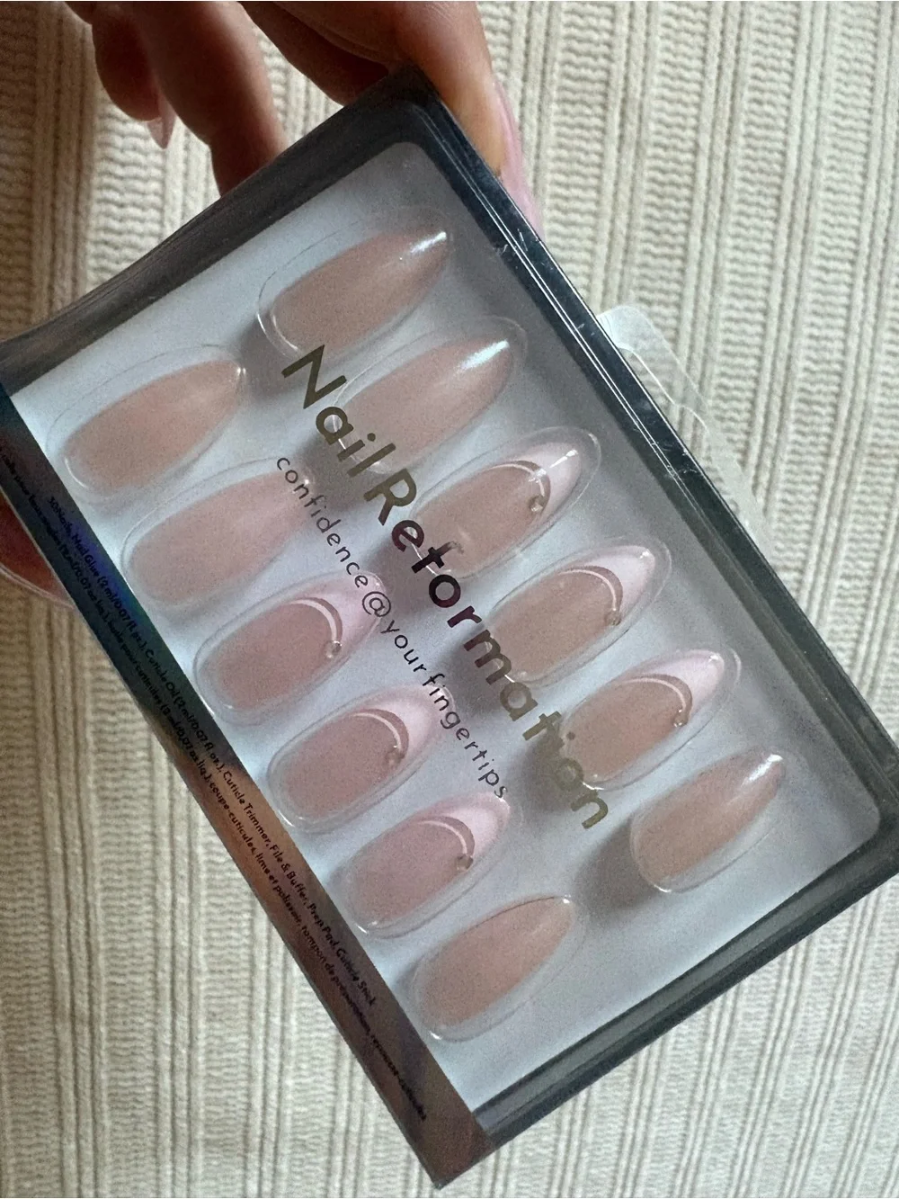 Nail Reformation Press-On Nails in Soft Pink Pearl